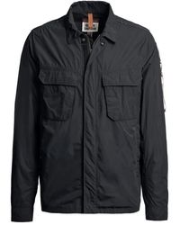 Parajumpers - Jassen ,Zwart ,Katoen Millard Overshirt Jacket - Lyst