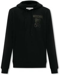 Moschino - Hoodies & Sweatvesten ,Zwart ,Katoen V1727 Sweatshirt - Lyst