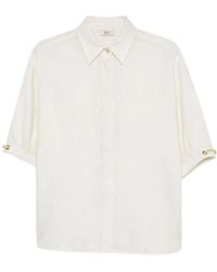 Herno - Shirt Van Linnenmix - Lyst