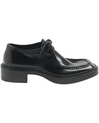 Saint Laurent - Schoenen ,Zwart ,Leer Wesh Lace Up - Lyst