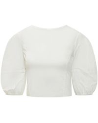 Pinko - Puff Sleeve Blouse - Lyst