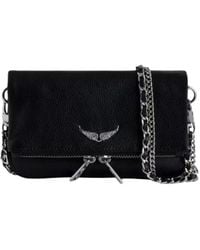 Zadig & Voltaire - Iconic rock nano clutch tasche in schwarz - Lyst