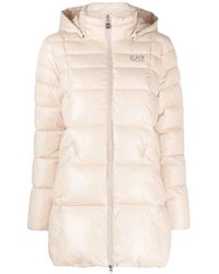 EA7 - Roze Puffer &Amp; Casual Donsjas - Lyst