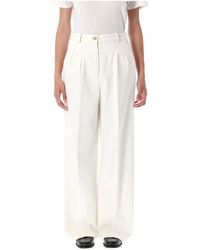 A.P.C. - Wide Trousers - Lyst