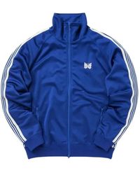 Needles - Blauer pullover sportlich bestickt - Lyst