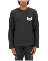 Courreges - Logo-Detail Long Sleeve T-Shirt - Lyst