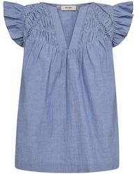 Mos Mosh - Overhemden ,Blauw ,Blouses - Lyst