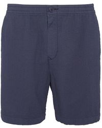 Barbour - Classico navy shorts melbury - Lyst