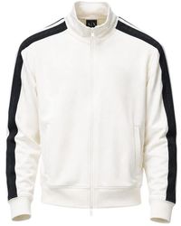 ARMANI EXCHANGE - Zip-Through Sweatshirt - Lyst