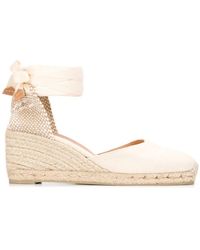 Castañer - Ivory keil espadrilles sandalen - Lyst