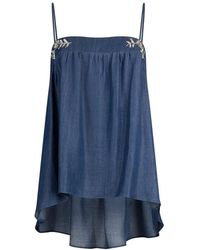 Liu Jo - Tops ,Blauw ,Denim Mini Abito - Lyst