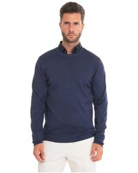 Fay - Stone Washed Slim Fit Pullover - Lyst