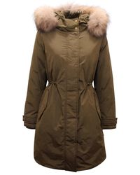 Woolrich - Grace Fur Parka - Lyst