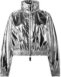 Moncler - Jassen ,Grijs ,Polyester Alicia Keys Flatbush Windbreaker Jacket - Lyst