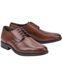 Mephisto - Cooper Bruin Leren Veterschoen Voor - Lyst