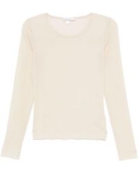 Patrizia Pepe - R rundhals langarm-top - Lyst