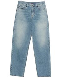 Gucci - Katoenen Denim Broek - Lyst