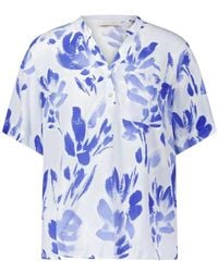 Rich & Royal - Bluse mit floralem print und kurzen ärmeln - Lyst