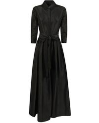 Jonathan Simkhai - Schwarzes gürtelkleid - Lyst