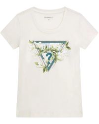 Guess - Camelia Triangle Tee - Lyst