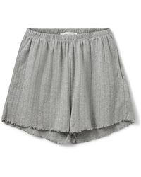 Sofie Schnoor - Graue Melange Shorts Mit Elastischem Bund - Lyst