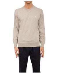 Etro - Truien & Vesten ,Wol Gebreide C-Hals Trui - Lyst