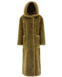 Herno - Curly Faux Fur Coat - Lyst