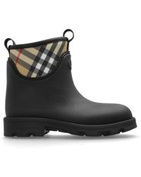 Burberry - Marsh Stamp Gummistiefel - Lyst