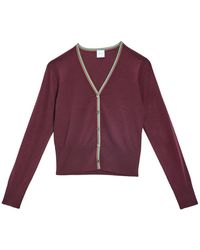 Paul Smith - Truien & Vesten ,Rood ,Wol Cardigan Merinos Extrafine - Lyst