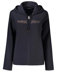 Freddy - Hoodies & Sweatvesten ,Blauw ,Katoen Cotton Sweatshirt - Lyst