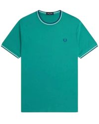 Fred Perry - Twin Tipped T-Shirt - Lyst