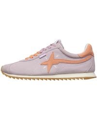 W6yz - Schoenen ,Paars ,Suède Tahiti-W. Suede Sneakers - Lyst