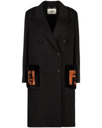 Fendi - Double-Breasted Coats - Lyst