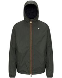 K-Way - Jassen ,Groen ,Polyester Jake Plus. 2 Reversible - Lyst