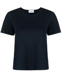 P.A.R.O.S.H. - T-shirt blu maglia a girocollo - Lyst