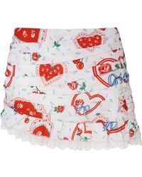 For Love & Lemons - Short Skirts - Lyst