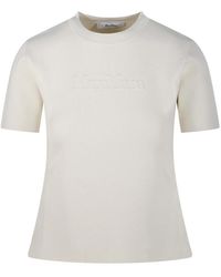 Max Mara - Tops ,Wit ,Segale T-Shirt - Lyst
