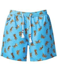 MC2 Saint Barth - Lighting 70 Quick-Dry Tiger Mania Zwemshorts - Lyst