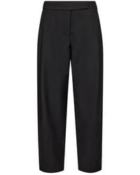 co'couture - Broeken ,Zwart ,Wijde Broek - Lyst