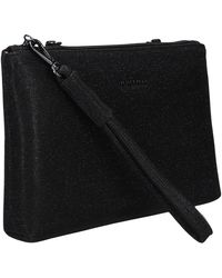 Peter Kaiser - Tassen ,Zwart ,Wol Zwarte Clutch Voor Elegante Avonden - Lyst
