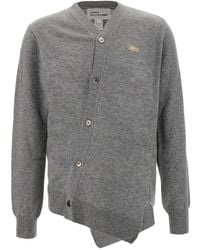Comme des Garçons - Truien & Vesten ,Grijs ,Wol Maglieria Cardigan - Lyst