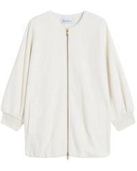 Max Mara - Jassen ,Wit ,Wol Cirino Jacket - Lyst