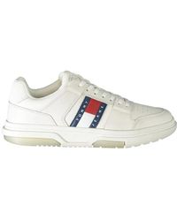 Tommy Hilfiger - Weiße Leder-Sneakers - Lyst