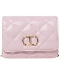 Twinset - Stilvolle Logo-Detail Clutch Tasche - Lyst