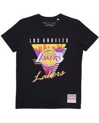 Mitchell & Ness - Tops ,Zwart ,Katoen Nba Final Seconds Tee Zwart - Lyst