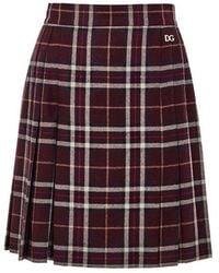 Dolce & Gabbana - Scottish Skirt With Feet - Lyst