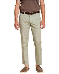 Mason's - Broeken ,Groen ,Katoen Torino Flex Chino Broek - Lyst