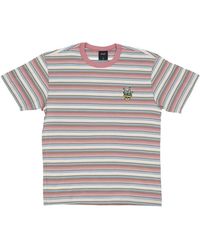 Huf - Gestreepte Gebreide Top T-Shirt - Lyst