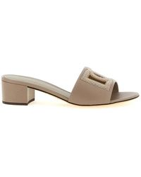 Dolce & Gabbana - Dauphine Kalfsleren Muilezel - Lyst