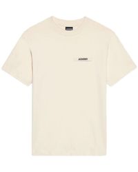 Jacquemus - Tops ,Katoen Le T-Shirt Gros Grain - Lyst